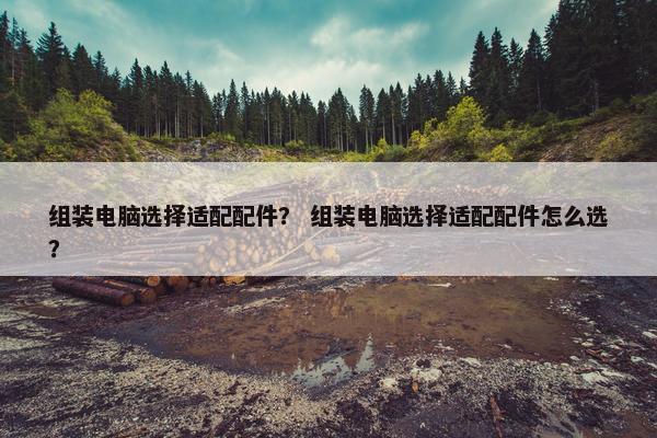 组装电脑选择适配配件？ 组装电脑选择适配配件怎么选？