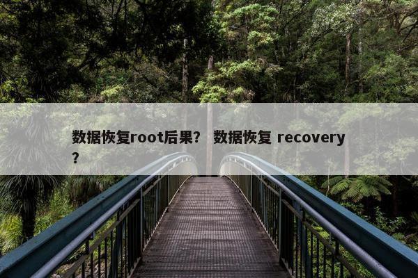 数据恢复root后果？ 数据恢复 recovery？