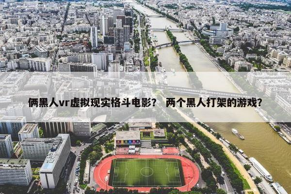 俩黑人vr虚拟现实格斗电影？ 两个黑人打架的游戏？
