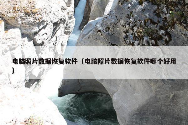 电脑照片数据恢复软件（电脑照片数据恢复软件哪个好用）