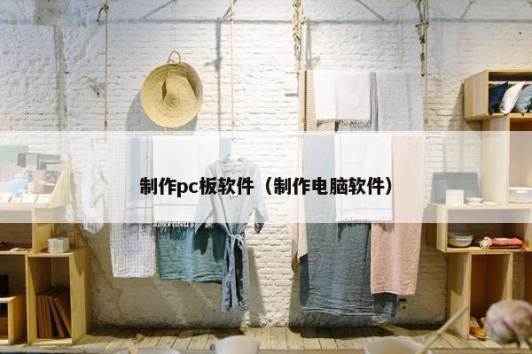 制作pc板软件（制作电脑软件）