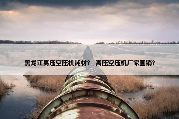 黑龙江高压空压机耗材？ 高压空压机厂家直销？