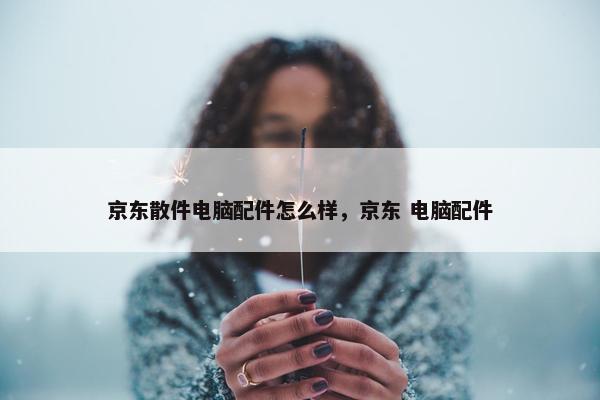 京东散件电脑配件怎么样，京东 电脑配件