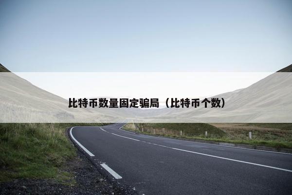 比特币数量固定骗局（比特币个数）