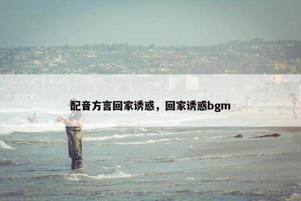 配音方言回家诱惑，回家诱惑bgm