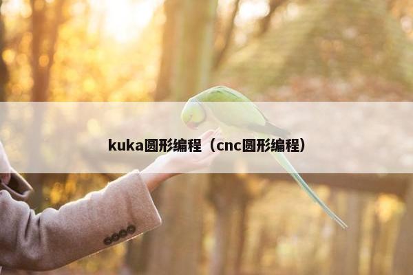 kuka圆形编程（cnc圆形编程）