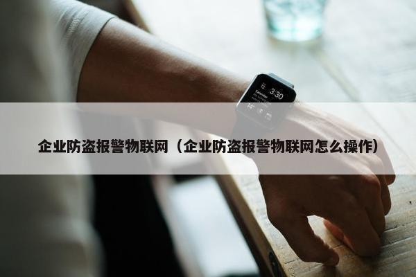 企业防盗报警物联网（企业防盗报警物联网怎么操作）