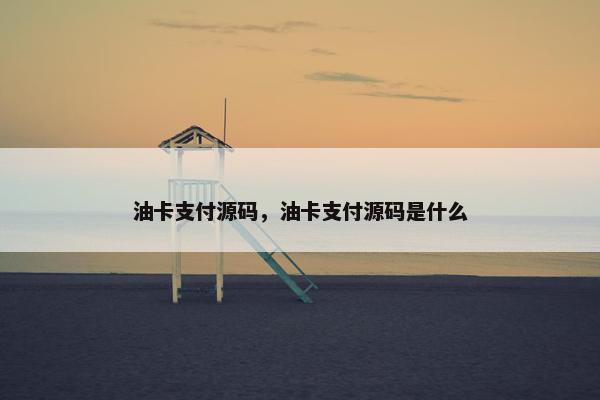 油卡支付源码，油卡支付源码是什么