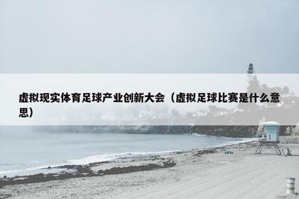 虚拟现实体育足球产业创新大会（虚拟足球比赛是什么意思）
