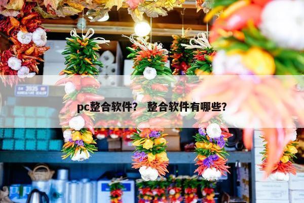 pc整合软件？ 整合软件有哪些？