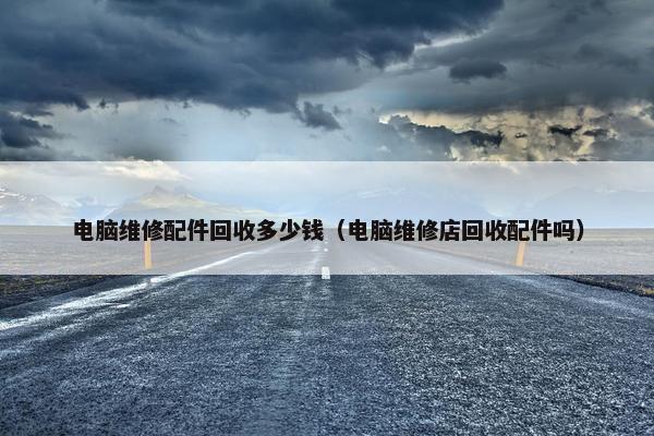 电脑维修配件回收多少钱（电脑维修店回收配件吗）