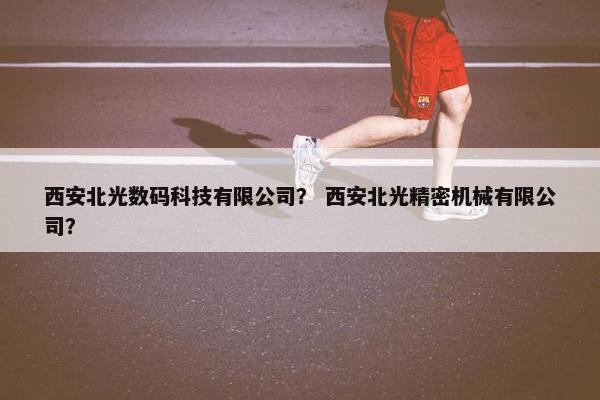 西安北光数码科技有限公司？ 西安北光精密机械有限公司？