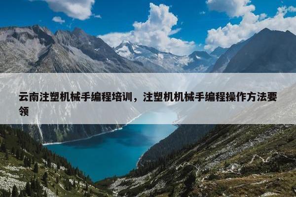 云南注塑机械手编程培训，注塑机机械手编程操作方法要领