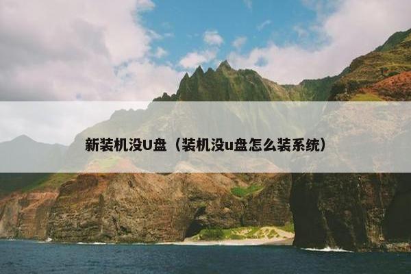 新装机没U盘（装机没u盘怎么装系统）
