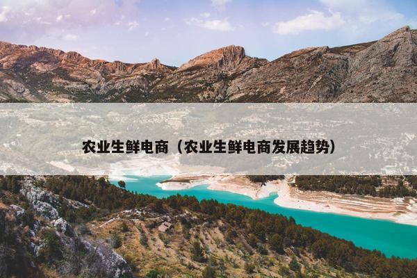 农业生鲜电商（农业生鲜电商发展趋势）