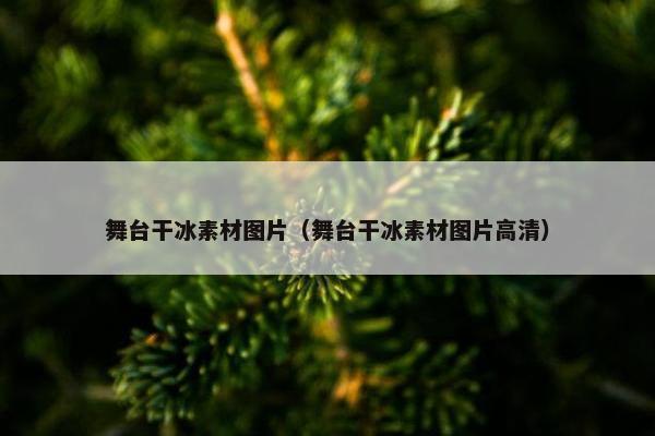 舞台干冰素材图片（舞台干冰素材图片高清）