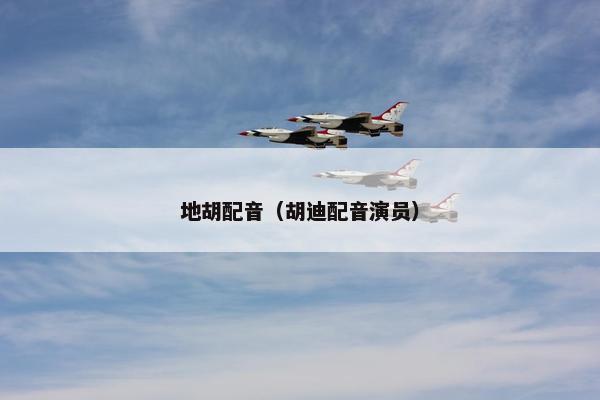 地胡配音（胡迪配音演员）