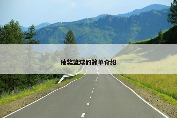 抽奖篮球的简单介绍