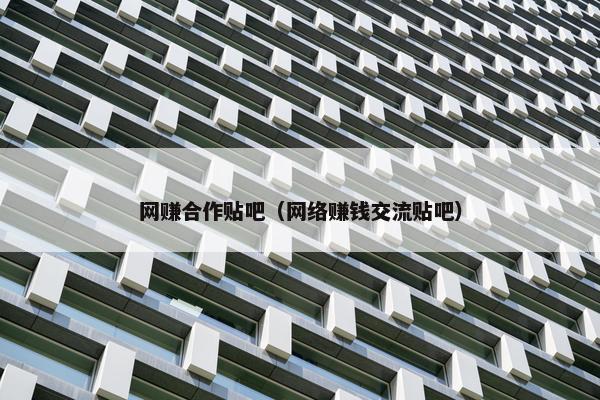 网赚合作贴吧（网络赚钱交流贴吧）