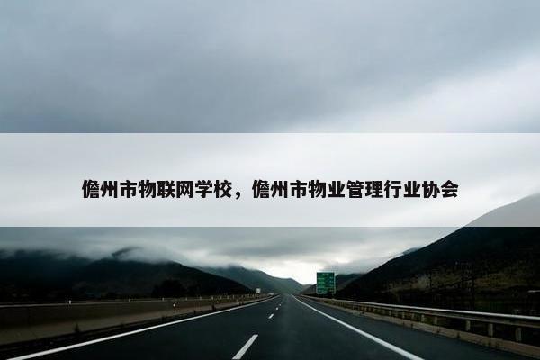 儋州市物联网学校，儋州市物业管理行业协会
