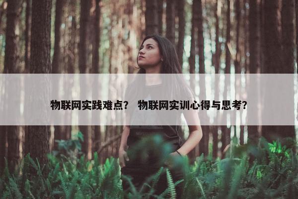 物联网实践难点？ 物联网实训心得与思考？