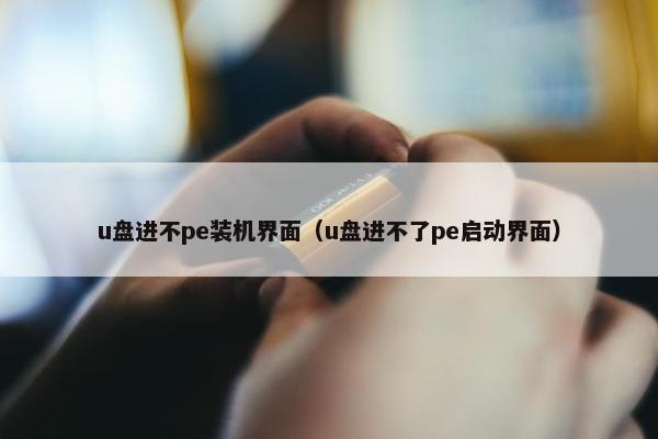 u盘进不pe装机界面（u盘进不了pe启动界面）