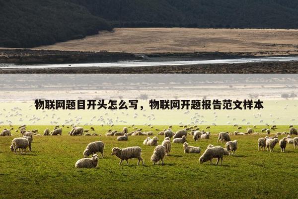 物联网题目开头怎么写，物联网开题报告范文样本