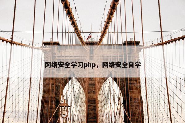 网络安全学习php，网络安全自学