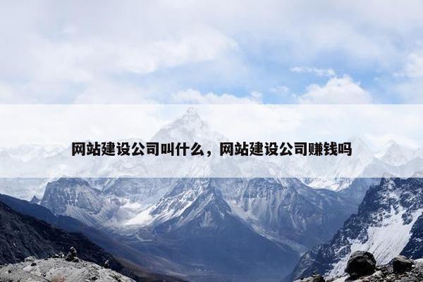 网站建设公司叫什么，网站建设公司赚钱吗