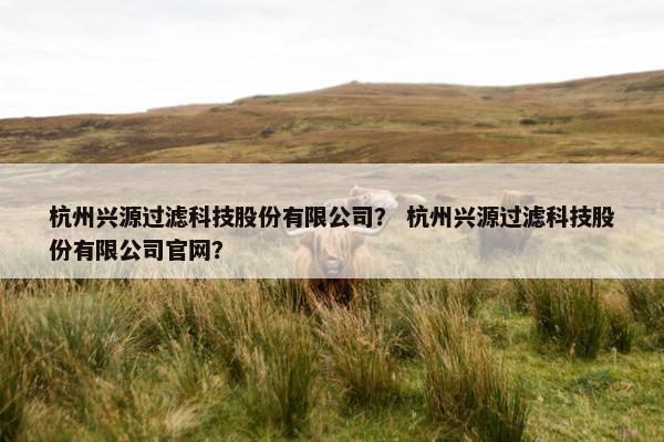 杭州兴源过滤科技股份有限公司？ 杭州兴源过滤科技股份有限公司官网？