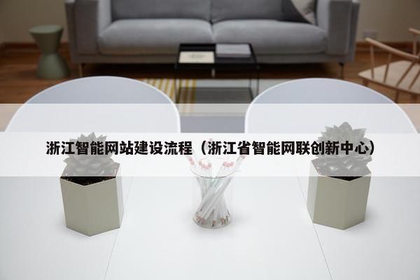浙江智能网站建设流程（浙江省智能网联创新中心）
