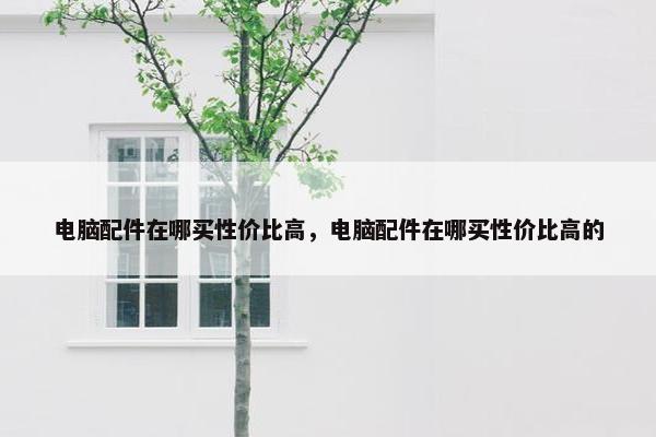 电脑配件在哪买性价比高，电脑配件在哪买性价比高的