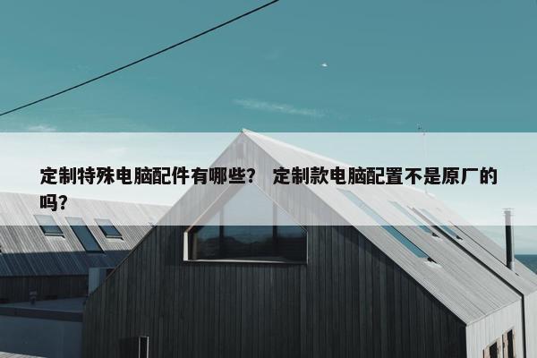 定制特殊电脑配件有哪些？ 定制款电脑配置不是原厂的吗？