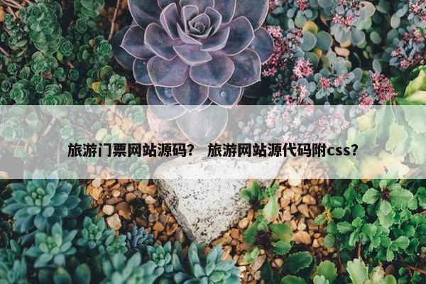 旅游门票网站源码？ 旅游网站源代码附css？