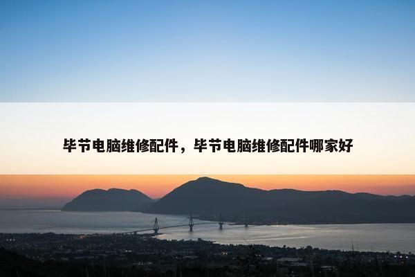 毕节电脑维修配件，毕节电脑维修配件哪家好