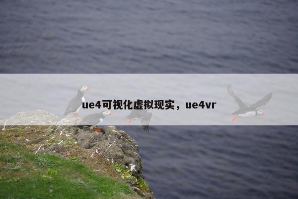 ue4可视化虚拟现实，ue4vr