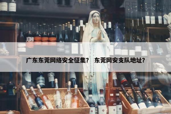 广东东莞网络安全征集？ 东莞网安支队地址？