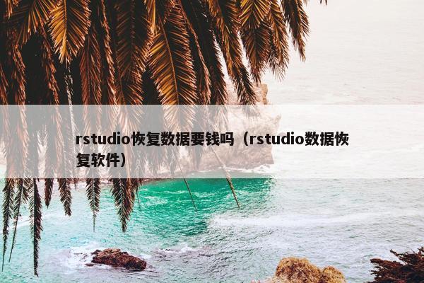 rstudio恢复数据要钱吗（rstudio数据恢复软件）
