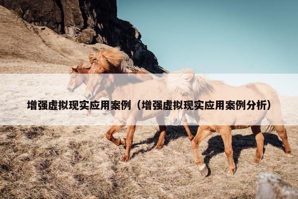 增强虚拟现实应用案例（增强虚拟现实应用案例分析）