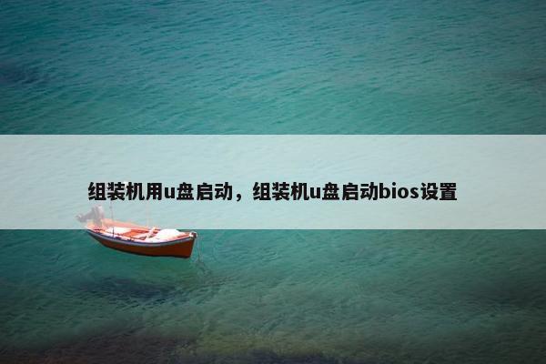 组装机用u盘启动，组装机u盘启动bios设置