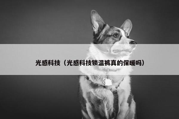 光感科技（光感科技锁温裤真的保暖吗）