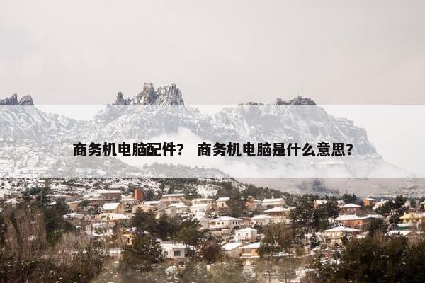 商务机电脑配件？ 商务机电脑是什么意思？