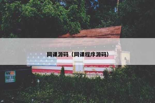 网课源码（网课程序源码）