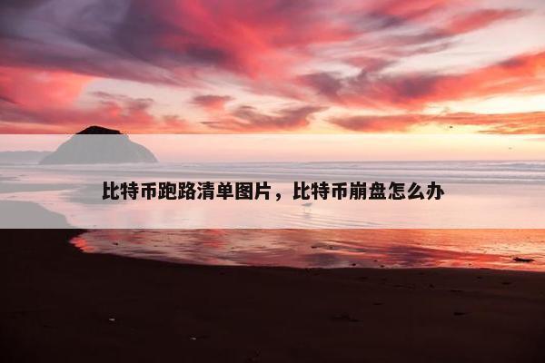 比特币跑路清单图片，比特币崩盘怎么办