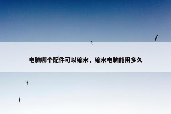 电脑哪个配件可以缩水，缩水电脑能用多久