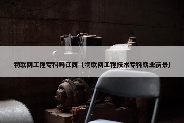 物联网工程专科吗江西（物联网工程技术专科就业前景）