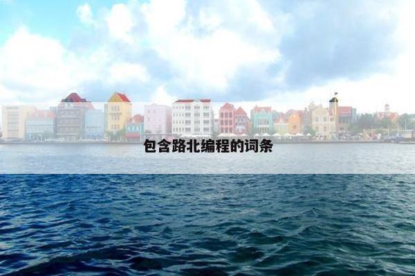 包含路北编程的词条