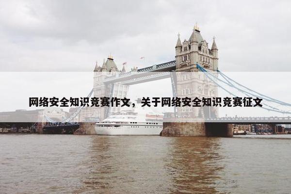 网络安全知识竞赛作文，关于网络安全知识竞赛征文