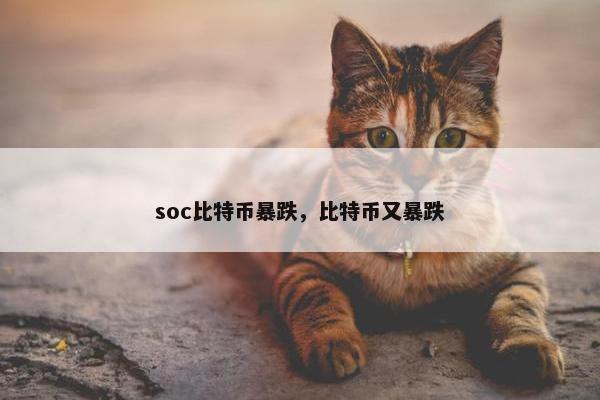 soc比特币暴跌，比特币又暴跌