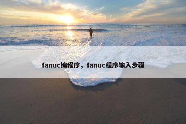 fanuc编程序，fanuc程序输入步骤